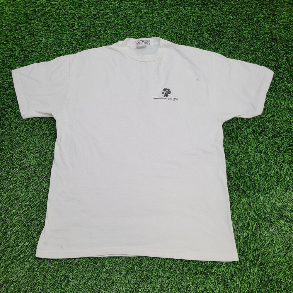 Vintage Massachusetts Film Office Shirt M/L 21x27 USA